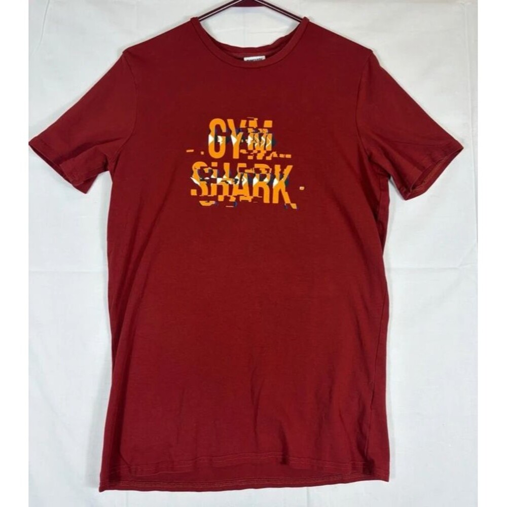 Gymshark S/S T-Shirt Workout Training Red Menโs Small